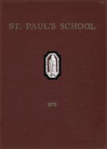 St. Paul's School 1970 yearbook cover photo