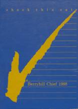 Berryhill High School 1988 yearbook cover photo