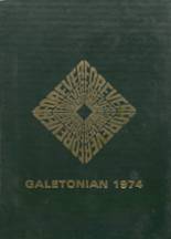 Galeton High School 1974 yearbook cover photo