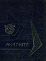 Akron High School 1963 yearbook cover photo