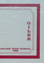 McLish High School 1982 yearbook cover photo