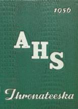 Albany High School 1956 yearbook cover photo