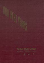 Bethel High School 1947 yearbook cover photo