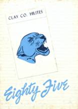 Clay County High School 1985 yearbook cover photo