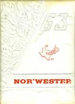 Northwest High School 1963 yearbook cover photo