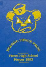 Pierce High School 1993 yearbook cover photo