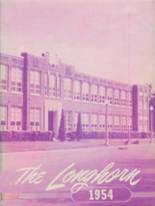 Burwell High School 1954 yearbook cover photo