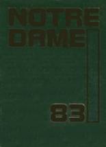 Notre Dame High School 1983 yearbook cover photo