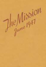 Mission High School 1947 yearbook cover photo