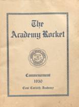 East Corinth Academy 1930 yearbook cover photo
