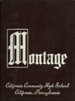 California Area High School 1960 yearbook cover photo