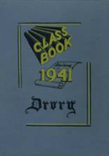 Drury High School 1941 yearbook cover photo