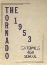 Centerville High School 1953 yearbook cover photo