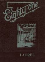 1981 Laurel Valley High School Yearbook from New florence, Pennsylvania cover image