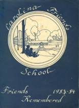 Carolina Friends School 1984 yearbook cover photo