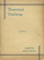 Chester High School 1948 yearbook cover photo