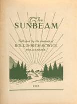 1937 Hollis School Yearbook from Hollis center, Maine cover image