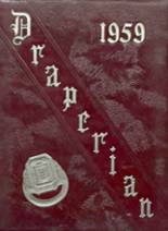 Draper High School 1959 yearbook cover photo