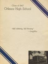 Orleans High School 1947 yearbook cover photo