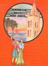 Huntington Beach High School 1977 yearbook cover photo