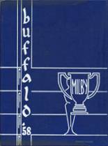 Milby High School 1958 yearbook cover photo