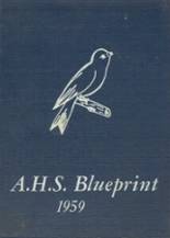 1959 Avoha High School Yearbook from Avoca, Iowa cover image