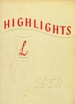 La Moille Community High School 1953 yearbook cover photo