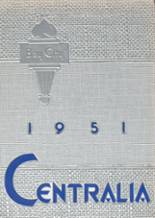 Bay City Central High School 1951 yearbook cover photo