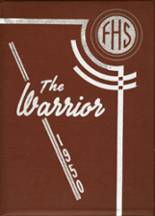 Fullerton High School 1950 yearbook cover photo