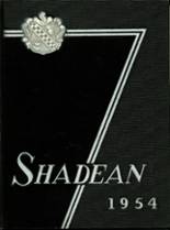 Shadyside High School 1954 yearbook cover photo