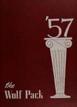 Crozier Technical High School 1957 yearbook cover photo