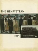 Henryetta High School 1975 yearbook cover photo