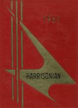 Harrison High School 1961 yearbook cover photo