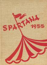 Spartanburg High School 1955 yearbook cover photo