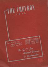 Albion High School 1945 yearbook cover photo