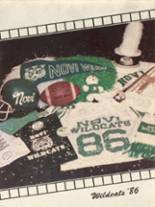 Novi High School 1986 yearbook cover photo