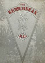 Newcomerstown High School 1940 yearbook cover photo