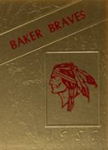 Baker High School 1987 yearbook cover photo