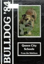 Queen City High School 1984 yearbook cover photo