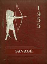 Osage High School 1955 yearbook cover photo