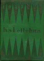 Leilehua High School 1957 yearbook cover photo