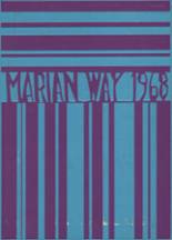 Marian High School 1968 yearbook cover photo