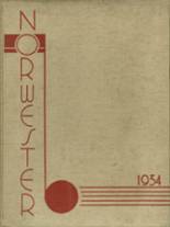 1934 Northwestern High School Yearbook from Detroit, Michigan cover image