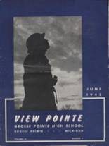 Grosse Pointe High School 1942 yearbook cover photo