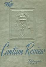 St. John Cantius High School 1954 yearbook cover photo