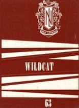 New London High School 1963 yearbook cover photo