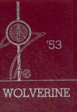 Garber High School 1953 yearbook cover photo