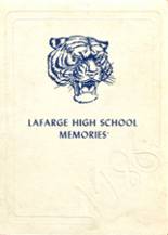 La Farge High School 1986 yearbook cover photo