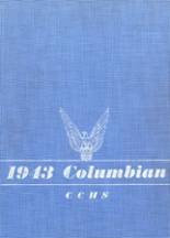 Columbia City High School 1943 yearbook cover photo