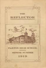 Paxton High School 1919 yearbook cover photo